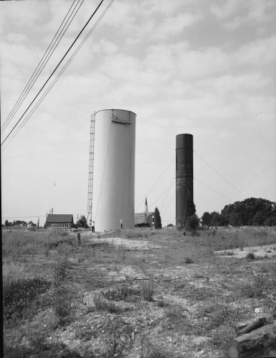 Annandale Water Towers located on the Webb Farm on Columbia Pike near Gallows Road.